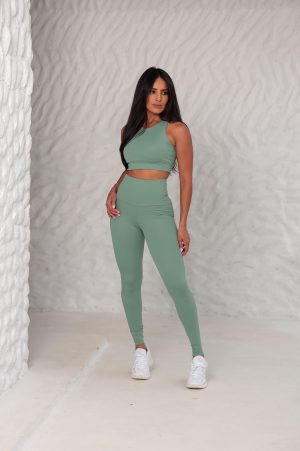 LEGGING BÁSICA KELP VERDE MATE